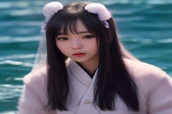 不扣钮的女孩电影海报风格配图，暖棕色调光影中一位女性侧影站在窗前，神情若有所思，氛围内敛克制